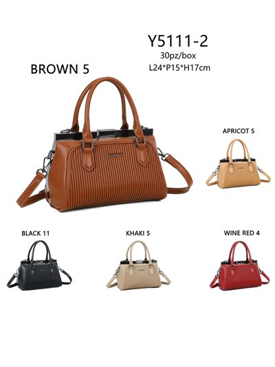 Bolso tote canalé cierre metálico