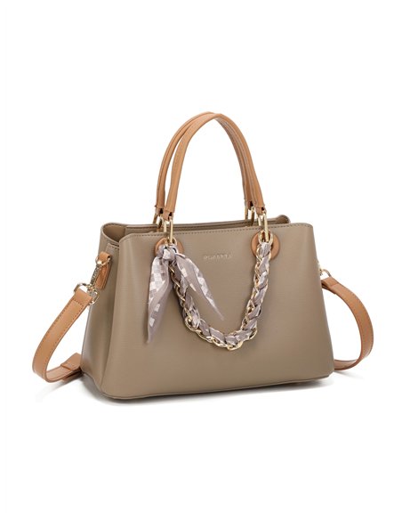 Bolso tote detalle cadenas