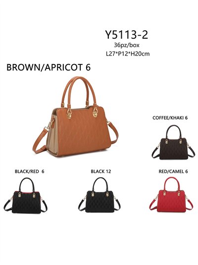 Bolso tote rombos detalle asa