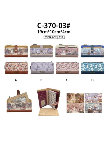 Doll design purses with card holder