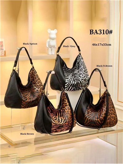 Bolso de hombro animal print
