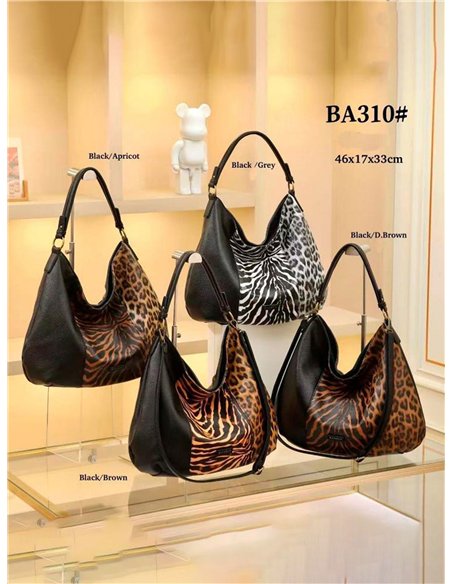 Bolso de hombro animal print