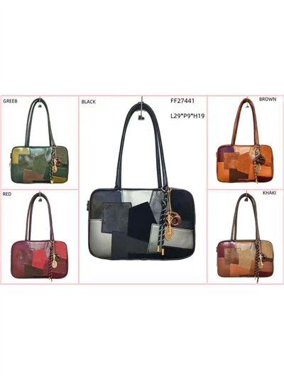 Bolso de hombro patchwork colgador