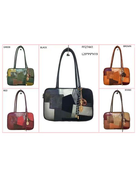 Bolso de hombro patchwork colgador
