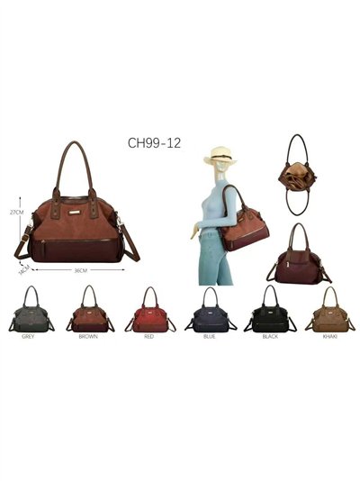 Bolso de hombro combinado