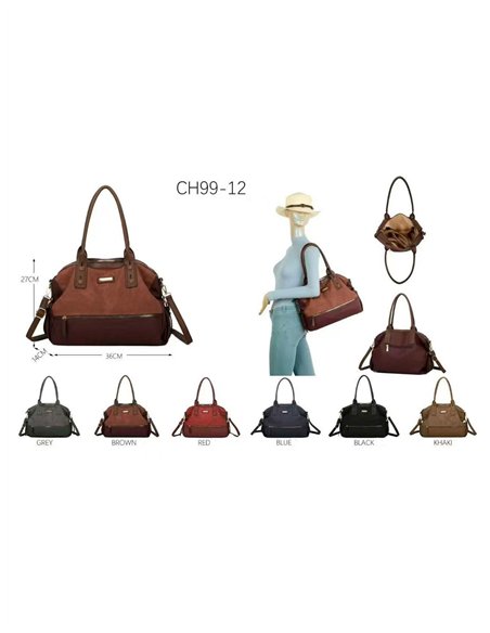 Bolso de hombro combinado