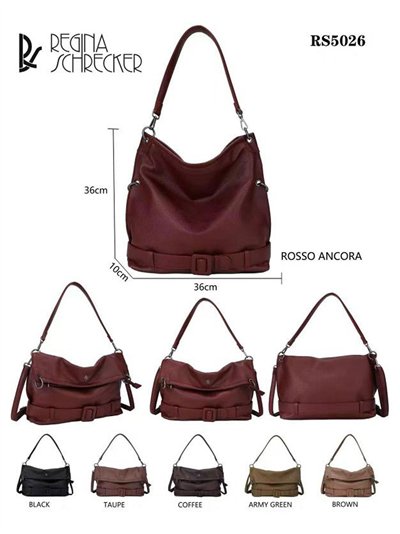 Bolso de hombro multiposición detalle hebilla