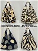 Bolso shopper estampado asa de piel