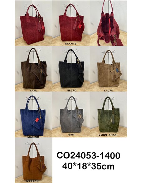 Bolso shopper serraje + Monedero