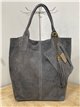Wildleder Shopper Tasche + Geldbörse