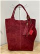 Wildleder Shopper Tasche + Geldbörse