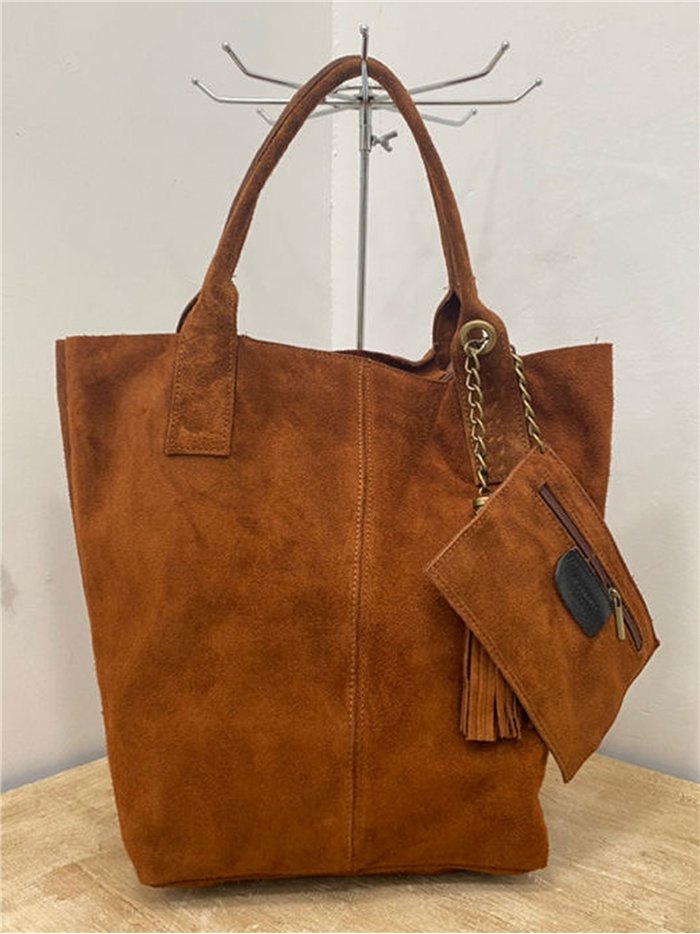 Bolso shopper serraje + Monedero