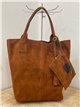 Wildleder Shopper Tasche + Geldbörse