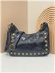 Bolso bandolera piel tachas