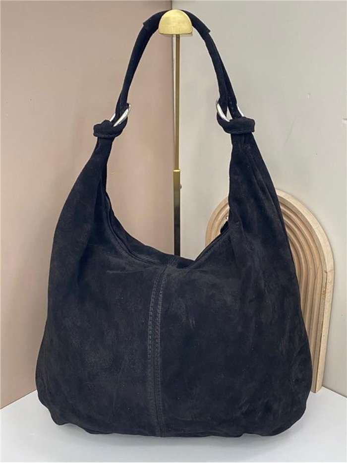 Bolso shopper serraje detalle asa