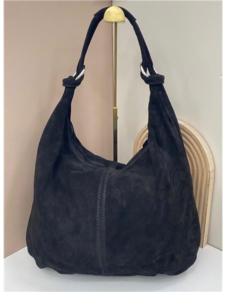 Bolso shopper serraje detalle asa