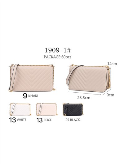 Bolso bandolera acolchada cadenas