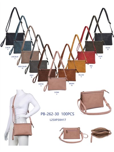 Bolso bandolera trenzada