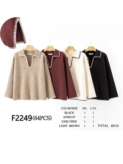 Jersey ribetes contraste cuello polo 2