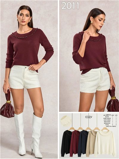 Jersey soft ribetes volantes 2