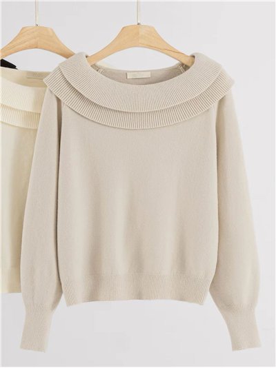 Jersey soft ribetes canalé