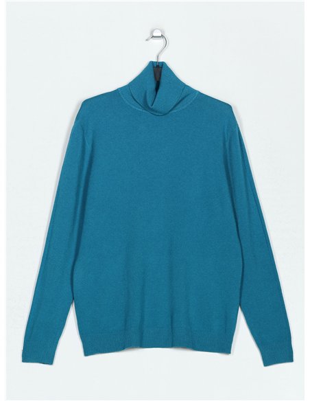 Jersey básico soft cuello vuelto