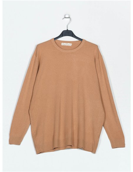 Jersey básico soft cuello redondo