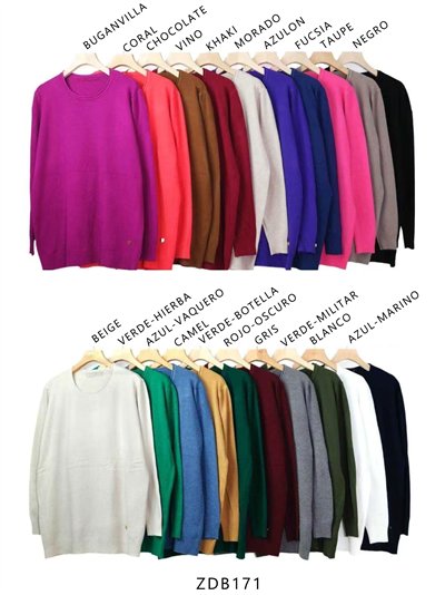 Jersey básico soft cuello redondo