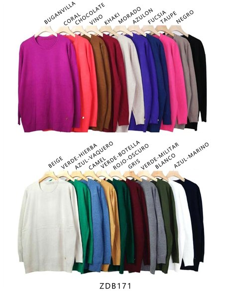 Jersey básico soft cuello redondo