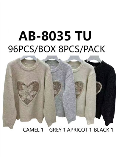 Jersey corazón lentejuelas 2