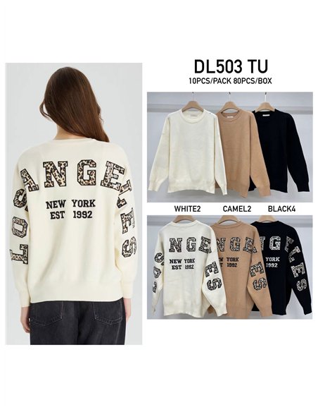 Jersey Los Angeles lentejuelas