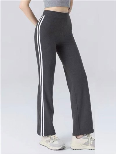 Leggings recto banda lateral