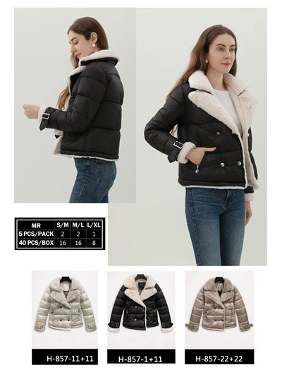 Chaqueta biker acolchada pelo 2