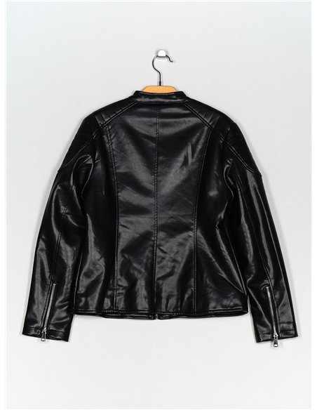 Chaqueta efecto piel pelo