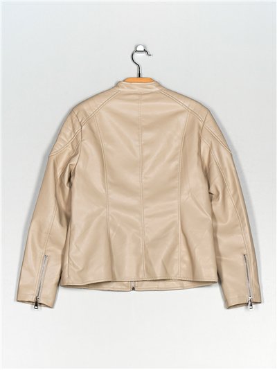 Chaqueta efecto piel pelo 2