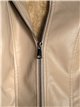 Chaqueta efecto piel pelo
