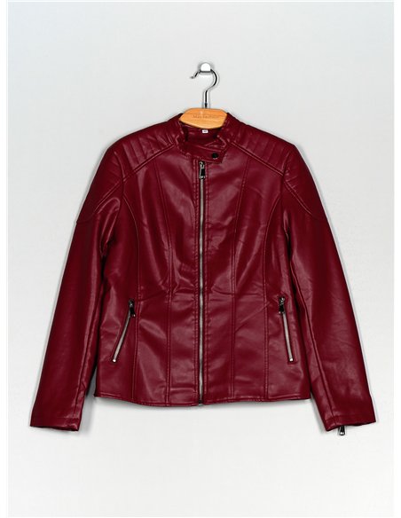 Chaqueta efecto piel pelo