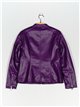 Faux leather jacket