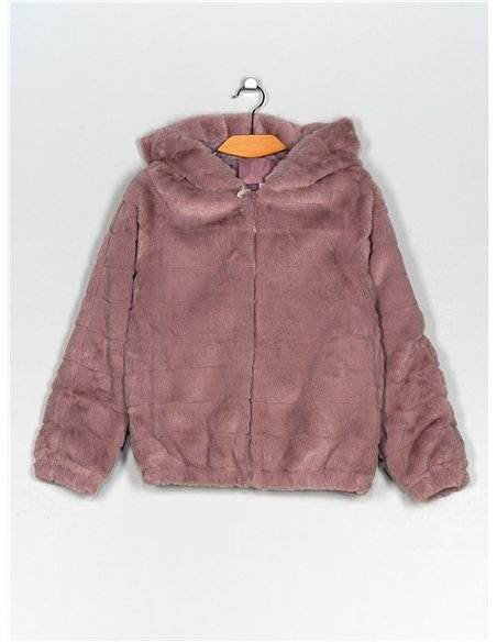 Chaqueta pelo capucha