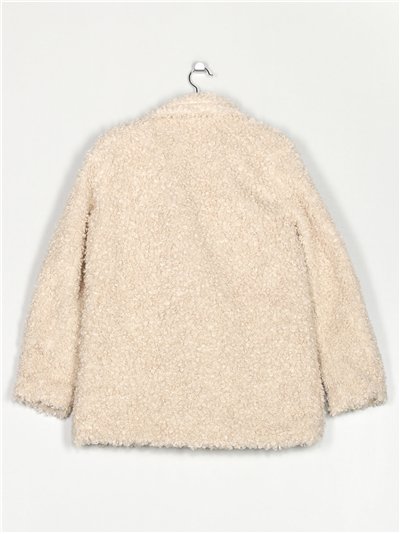 Abrigo borrego botones 2