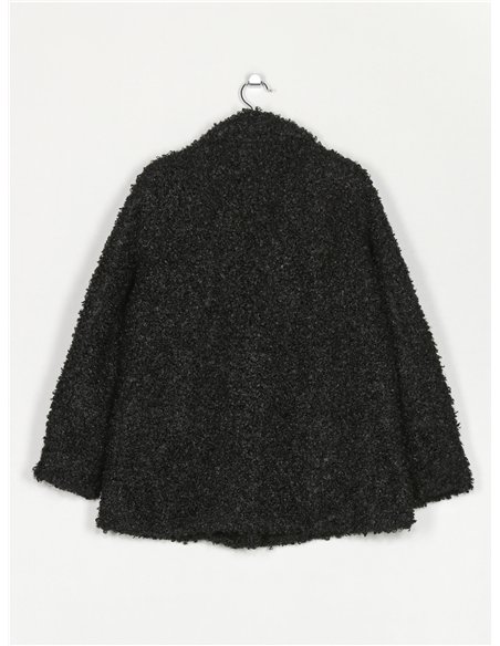 Abrigo borrego botones