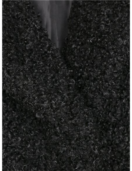 Abrigo borrego botones