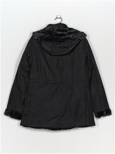 Parka reversible capucha 2