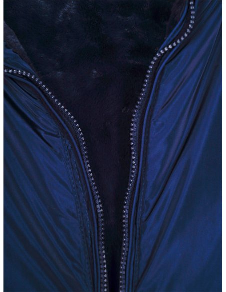 Parka reversible capucha