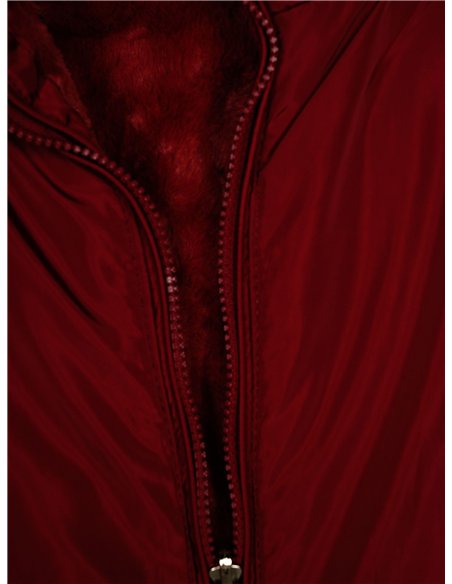 Parka reversible capucha