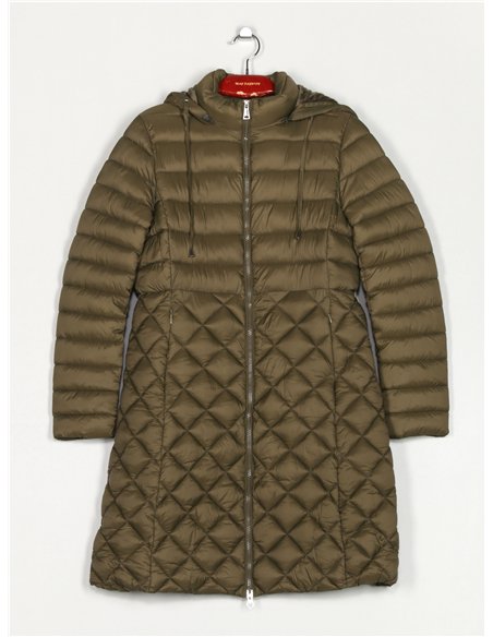 Anorak largo capucha