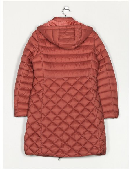 Anorak largo capucha