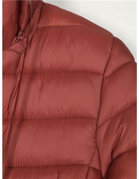 Anorak largo capucha