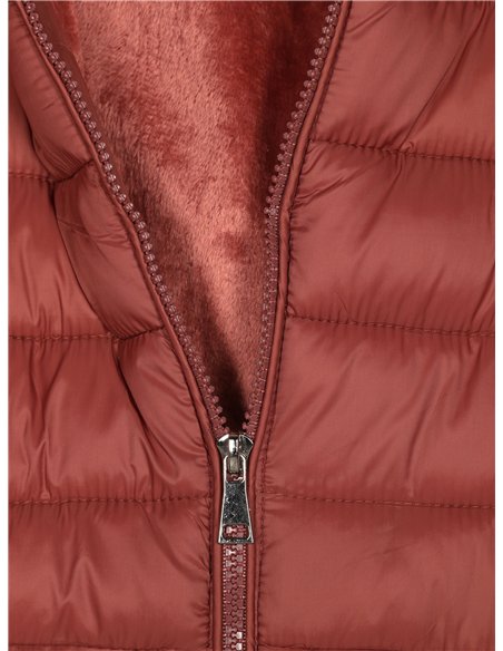 Anorak largo capucha