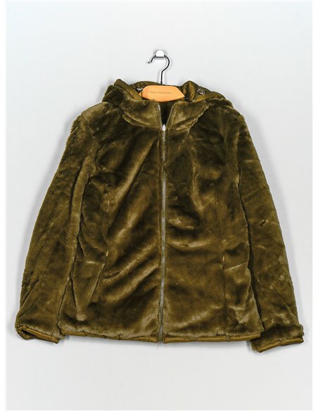 Anorak reversible pelo